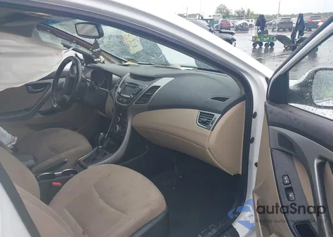 2016 Hyundai Elantra Value Edition from USA, damaged, VIN 5NPDH4AE0GH795401